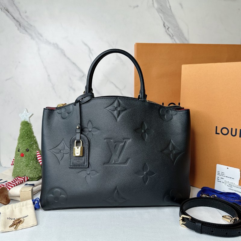 LV Grand Palais皮革壓紋托特包-0