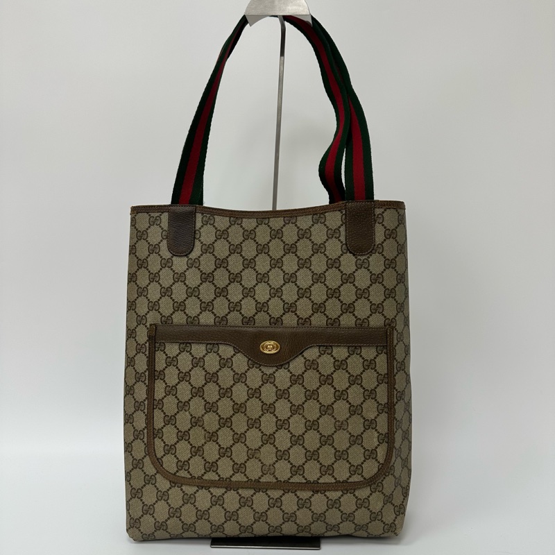 【赫蒂國際精品】Gucci 古馳 直立式托特包 vintage-3