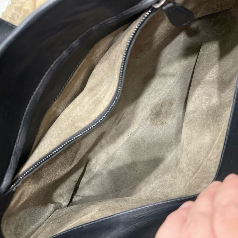 Bottega Veneta Roma 寬37 中號黑色牛皮編織包-39