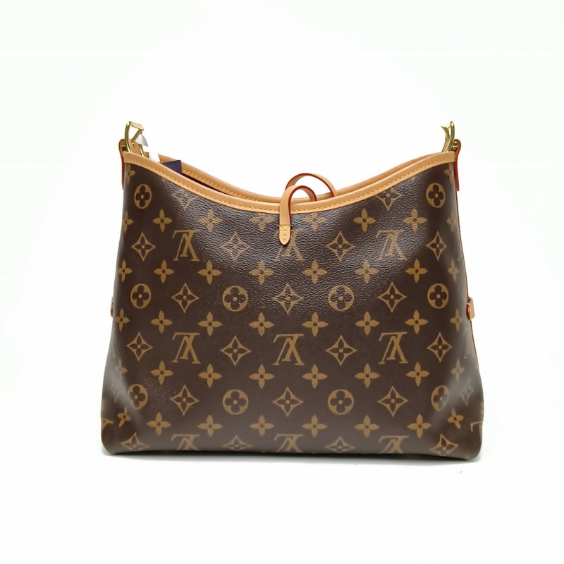 LOUIS VUITTON CARRYALL小號29配子袋老花PVC金扣晶片肩背包-2