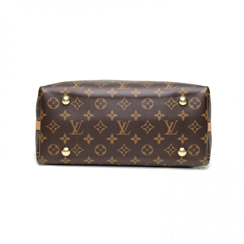 LOUIS VUITTON CARRYALL小號29配子袋老花PVC金扣晶片肩背包-4