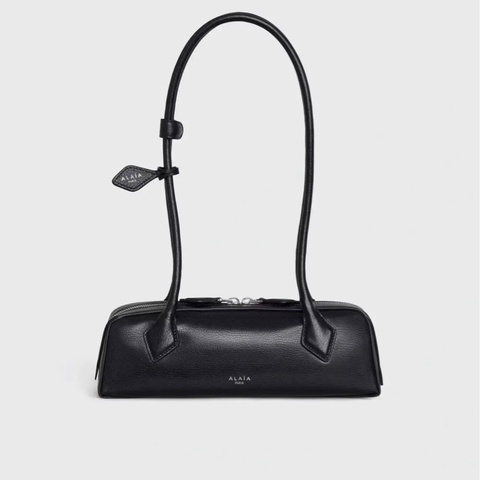 Alaia Le Teckel Small 法棍包 山羊皮 黑色