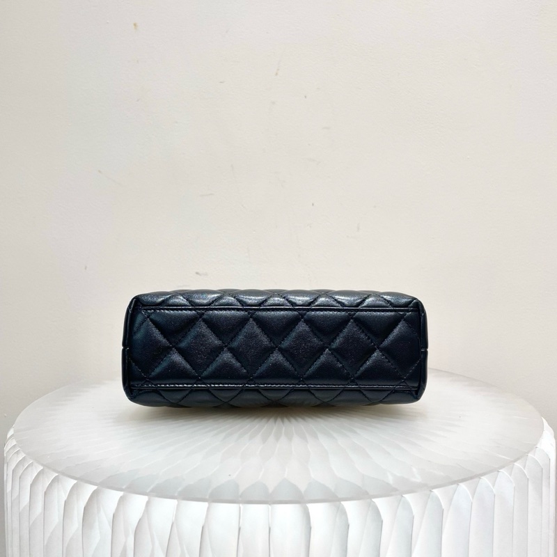 閒置 Chanel香奈兒25AKelly黑金手柄包大號🖤 芯片款 專櫃斷貨款 羊皮材質 優雅又復古 vintage風滿滿 百搭又好看 富家千金即視感-4