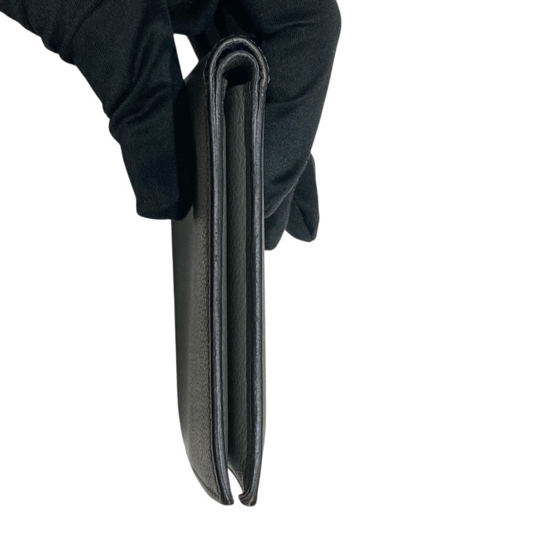 HERMES 愛馬仕 Citizen Twill Compact 絲巾短夾 皮革 絲綢 短夾 灰色-4