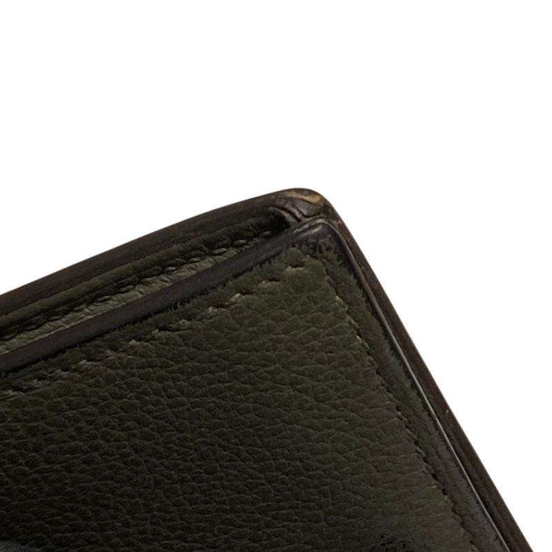 HERMES 愛馬仕 Citizen Twill Compact 絲巾短夾 皮革 絲綢 短夾 灰色-12