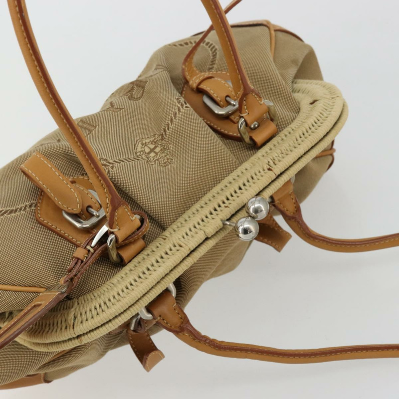 【日本直送】PRADA 手袋 帆布 米色 銀色 正品 176923A-5