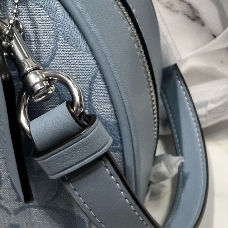 Coach Boston bag (blue)-5