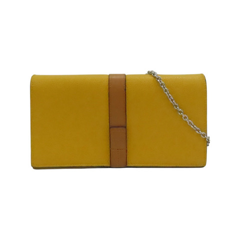 黃色 牛皮 Anagram WOC 肩背包 【LOEWE 羅威】 124.12.U51 8256