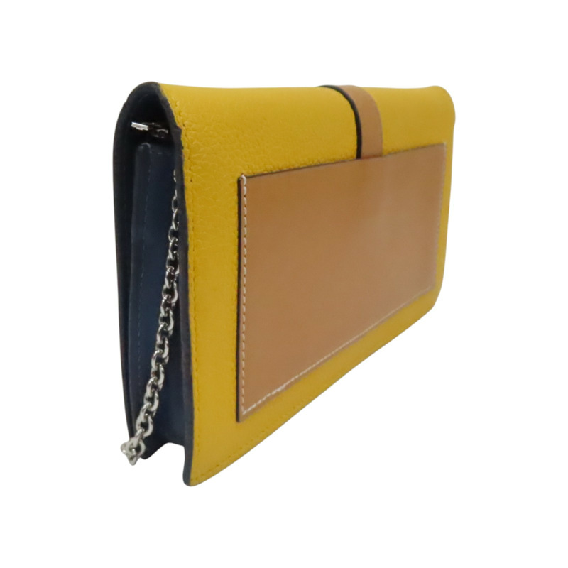 黃色 牛皮 Anagram WOC 肩背包 【LOEWE 羅威】 124.12.U51 8256-1