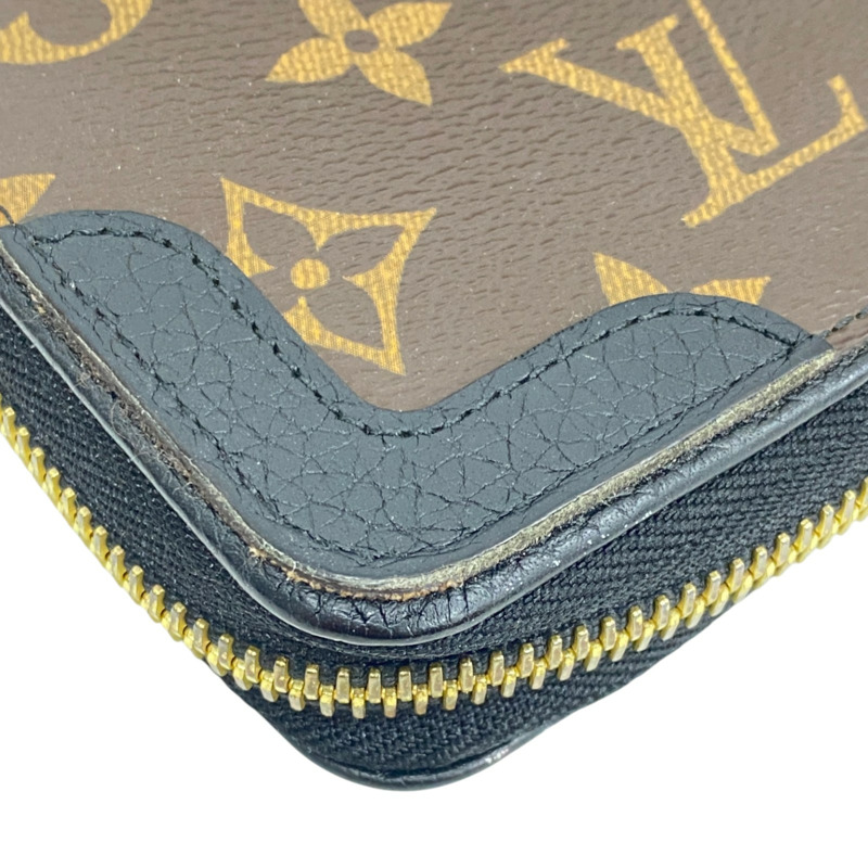 棕色 原花帆布 Zippy Retiro 拉鍊長夾 M61855【LOUIS VUITTON LV 路易威登】 M61855-8