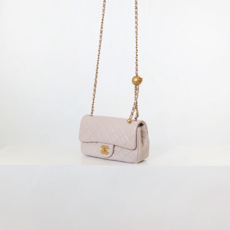 二手Chanel cf20 香芋紫金球-1