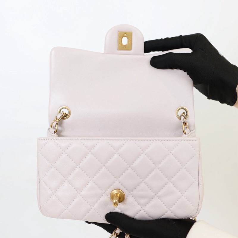 二手Chanel cf20 香芋紫金球-9