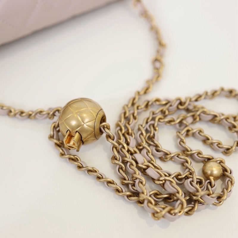 二手Chanel cf20 香芋紫金球-13