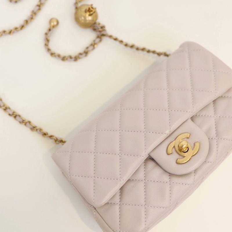 二手Chanel cf20 香芋紫金球-18
