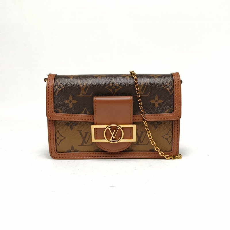 LOUIS VUITTON Dauphine達芙妮WOC拼拼色牛皮2020肩背包-0