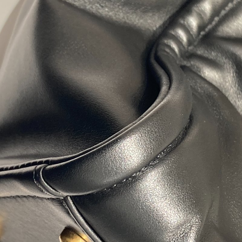 CHANEL 香奈兒 AS3257 Deauville Tote 小牛皮 托特包 黑色 金釦-9