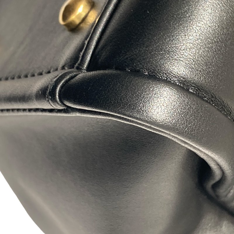 CHANEL 香奈兒 AS3257 Deauville Tote 小牛皮 托特包 黑色 金釦-11