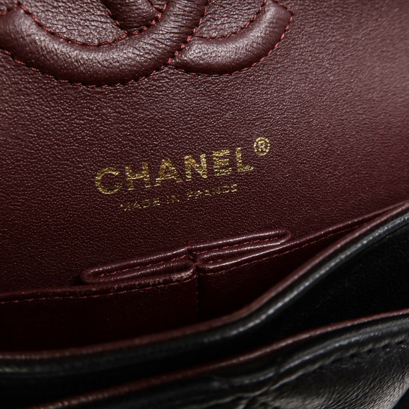 CHANEL 羊皮皮革Classic 23鏈帶肩背袋-5