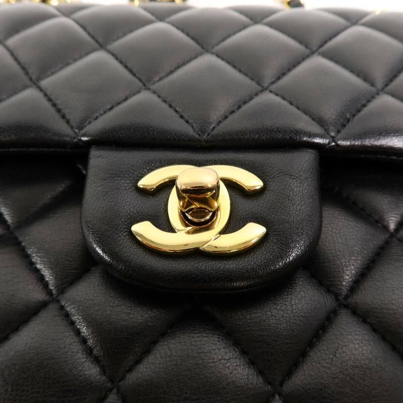 CHANEL 羊皮皮革Classic 23鏈帶肩背袋-9