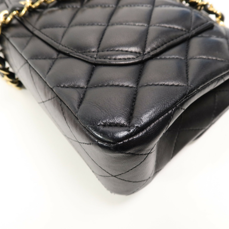 CHANEL 羊皮皮革Classic 23鏈帶肩背袋-14