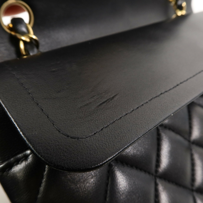 CHANEL 羊皮皮革Classic 23鏈帶肩背袋-16