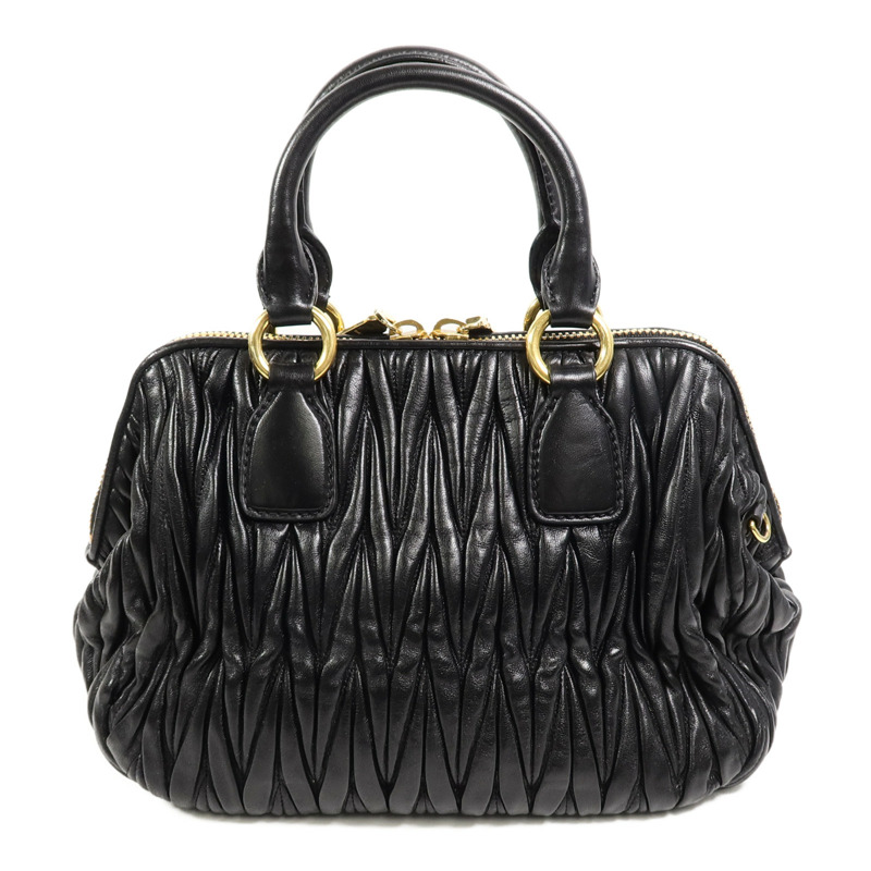 Miu Miu 羊皮皮革2 Way Shoulder手挽肩背兩用袋-1