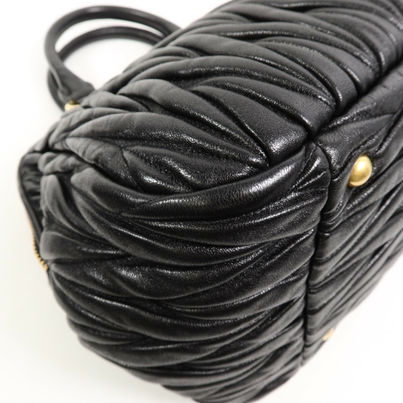 Miu Miu 羊皮皮革2 Way Shoulder手挽肩背兩用袋-11