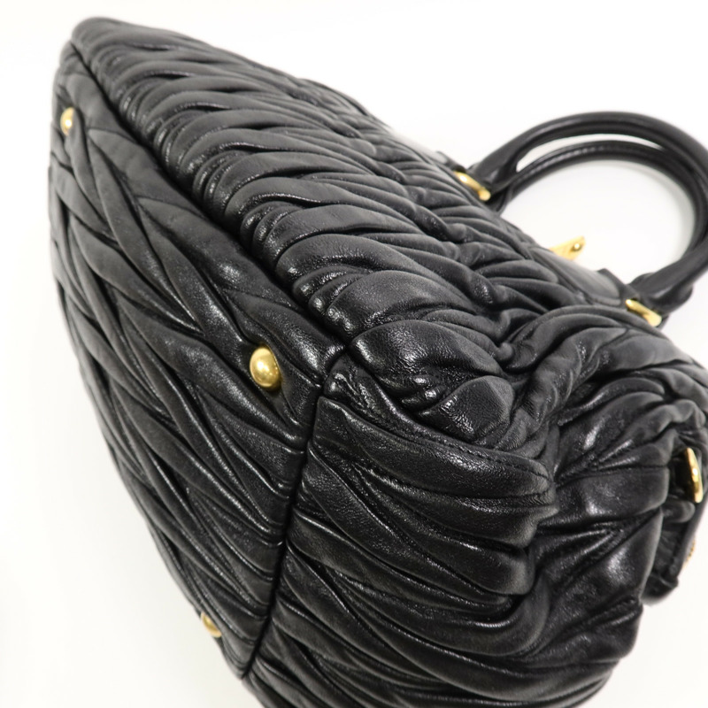 Miu Miu 羊皮皮革2 Way Shoulder手挽肩背兩用袋-12