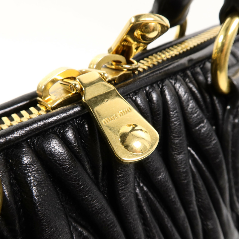 Miu Miu 羊皮皮革2 Way Shoulder手挽肩背兩用袋-14