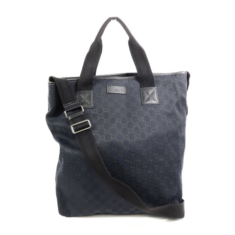 GUCCI 帆布2Way Shoulder手挽肩背兩用袋