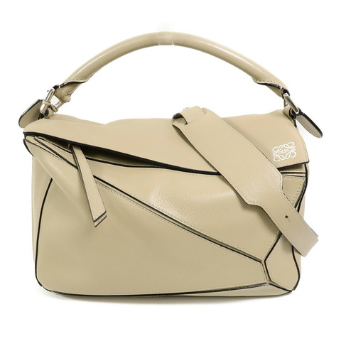 LOEWE 牛皮皮革Puzzle Medium手挽肩背兩用袋