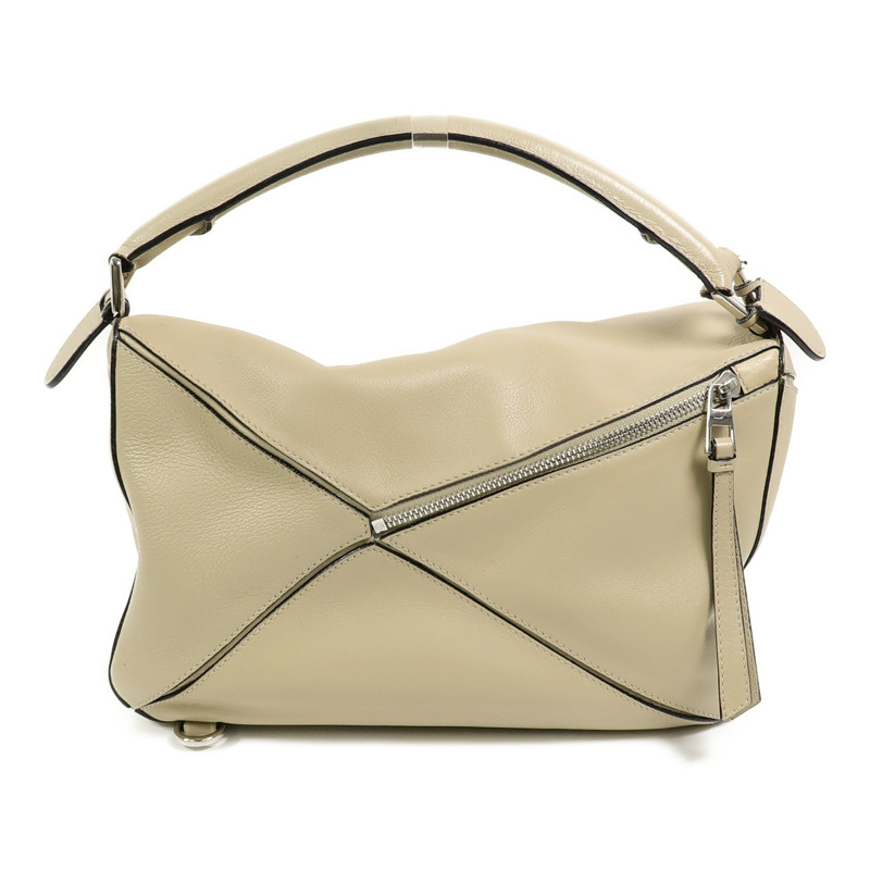 LOEWE 牛皮皮革Puzzle Medium手挽肩背兩用袋-1