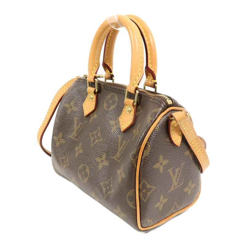 LOUIS VUITTON Monogram Nano Speedy手挽肩背兩用袋-2
