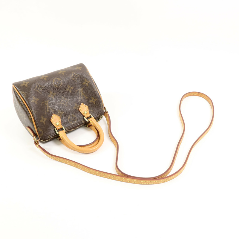 LOUIS VUITTON Monogram Nano Speedy手挽肩背兩用袋-7