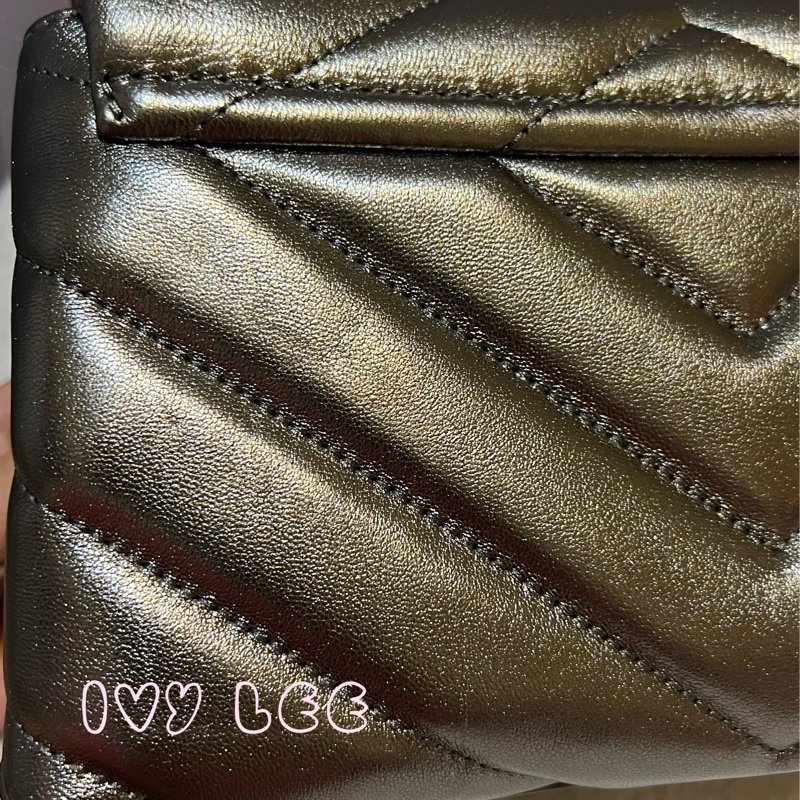 MICHAEL KORS 30H9UOEL6K Cece V形 山行紋路絎縫金屬皮革 斜背包 肩背包 鍊帶包 二手精品 Michael Kors 《夫妻的世界》韓素希同款-16