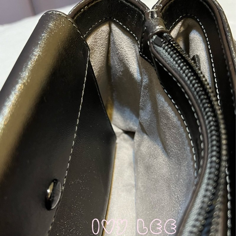 MICHAEL KORS 30H9UOEL6K Cece V形 山行紋路絎縫金屬皮革 斜背包 肩背包 鍊帶包 二手精品 Michael Kors 《夫妻的世界》韓素希同款-23