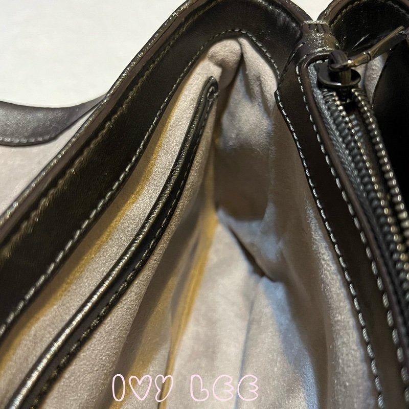 MICHAEL KORS 30H9UOEL6K Cece V形 山行紋路絎縫金屬皮革 斜背包 肩背包 鍊帶包 二手精品 Michael Kors 《夫妻的世界》韓素希同款-53