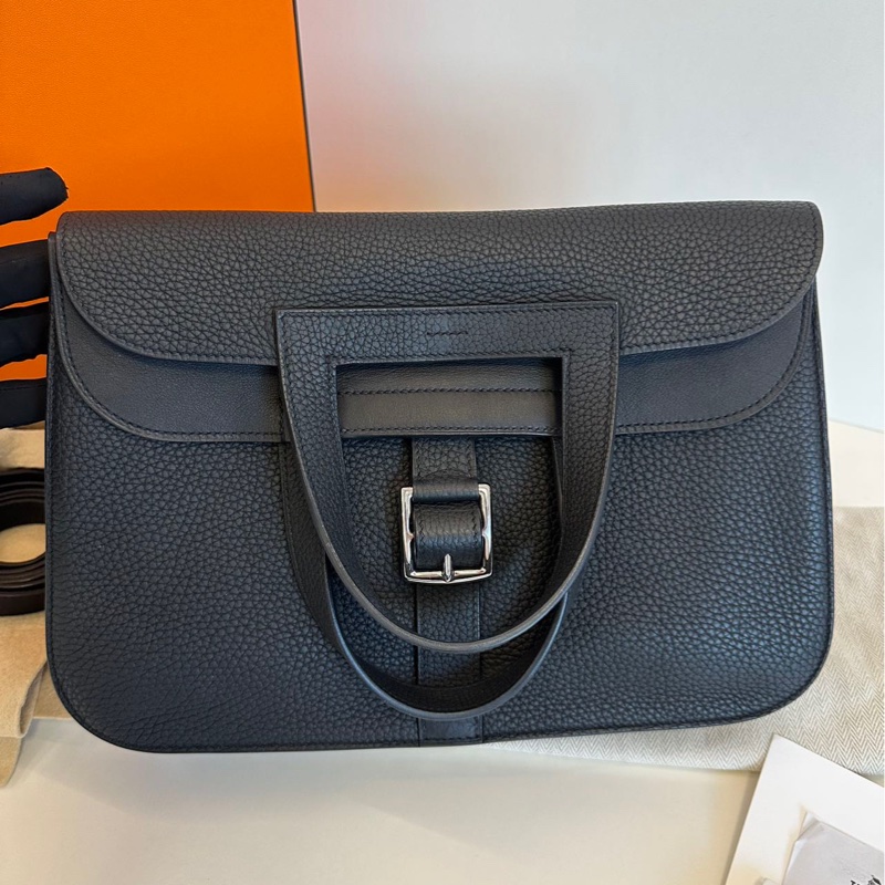 Hermes Halzan 31 黑銀-0