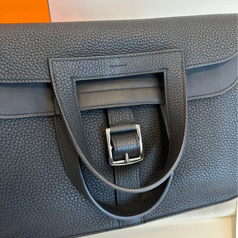 Hermes Halzan 31 黑銀-1