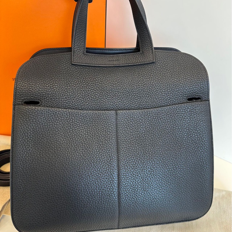 Hermes Halzan 31 黑銀-4