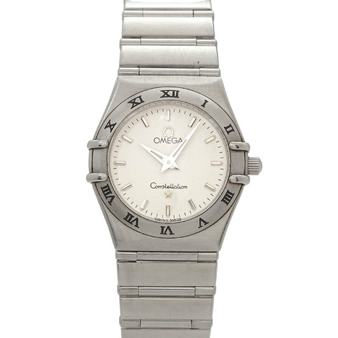 歐米茄星座系列 1572 30 女士腕錶，銀色，石英錶