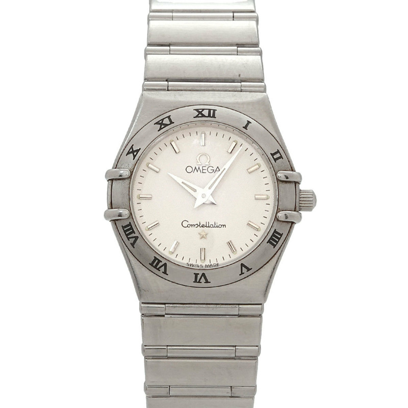 歐米茄星座系列 1572 30 女士腕錶，銀色，石英錶-0