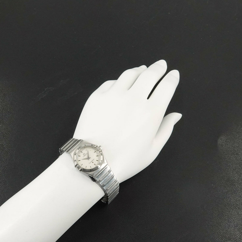 歐米茄星座系列 1572 30 女士腕錶，銀色，石英錶-2