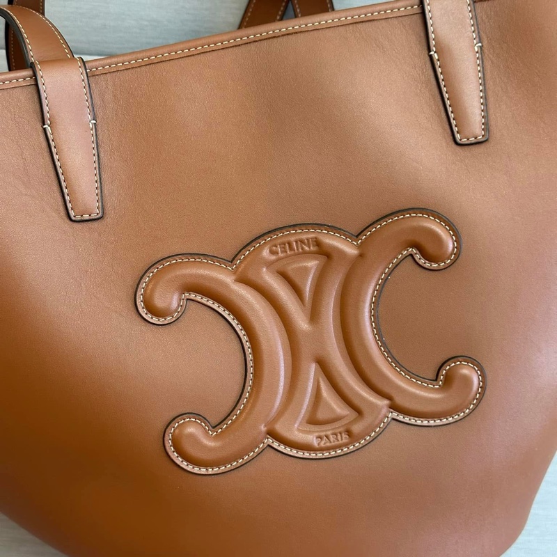 Celine 牛皮扇形手提/肩背托特包-1