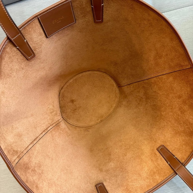 Celine 牛皮扇形手提/肩背托特包-20