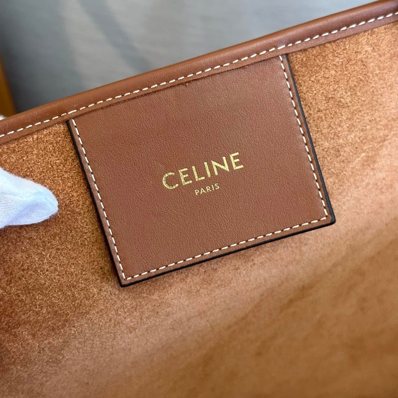 Celine 牛皮扇形手提/肩背托特包-22