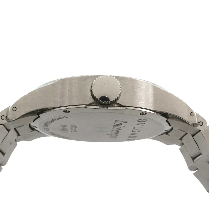 寶格麗 (Bulgari) Solotempo ST37S 男士腕錶 黑色石英錶-4