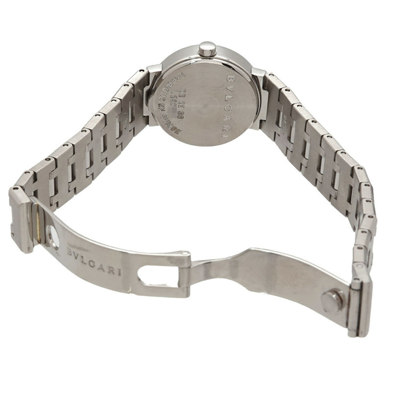 寶格麗 BB23SS 女士腕錶，日期顯示，黑色石英錶-3