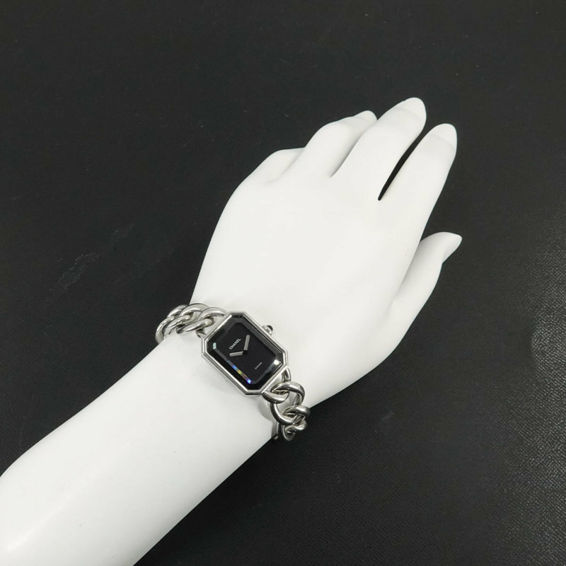 香奈兒 Premiere 大號 H0452 女士腕錶 黑色石英錶-2