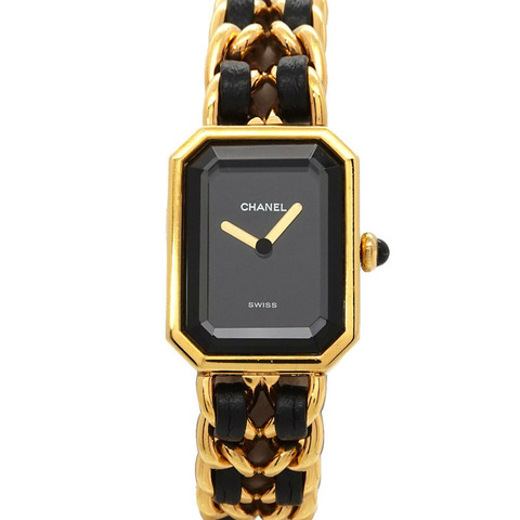 香奈兒 Premiere S 碼 H0001 女士腕錶 黑色金石英錶
